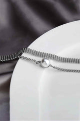 Layered Pearl Copper Necklace - Shah S. Sahota