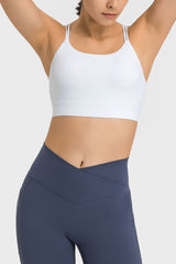 Double-Strap Cutout Sports Bra - Shah S. Sahota