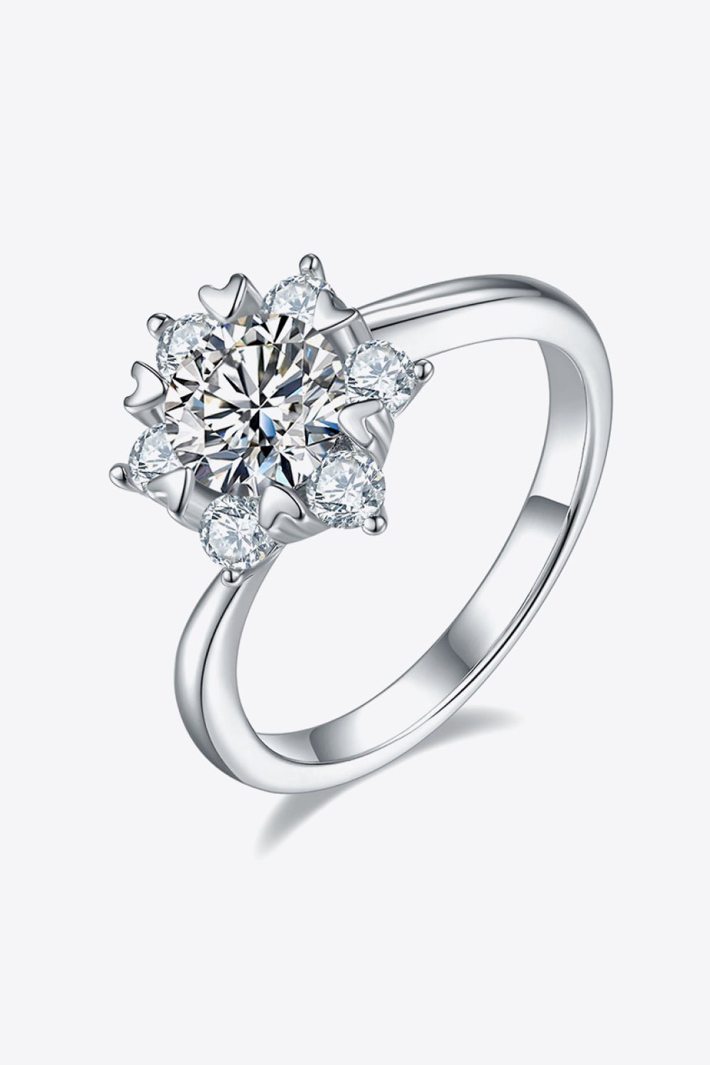 1 Carat Moissanite Zircon Ring - Shah S. Sahota