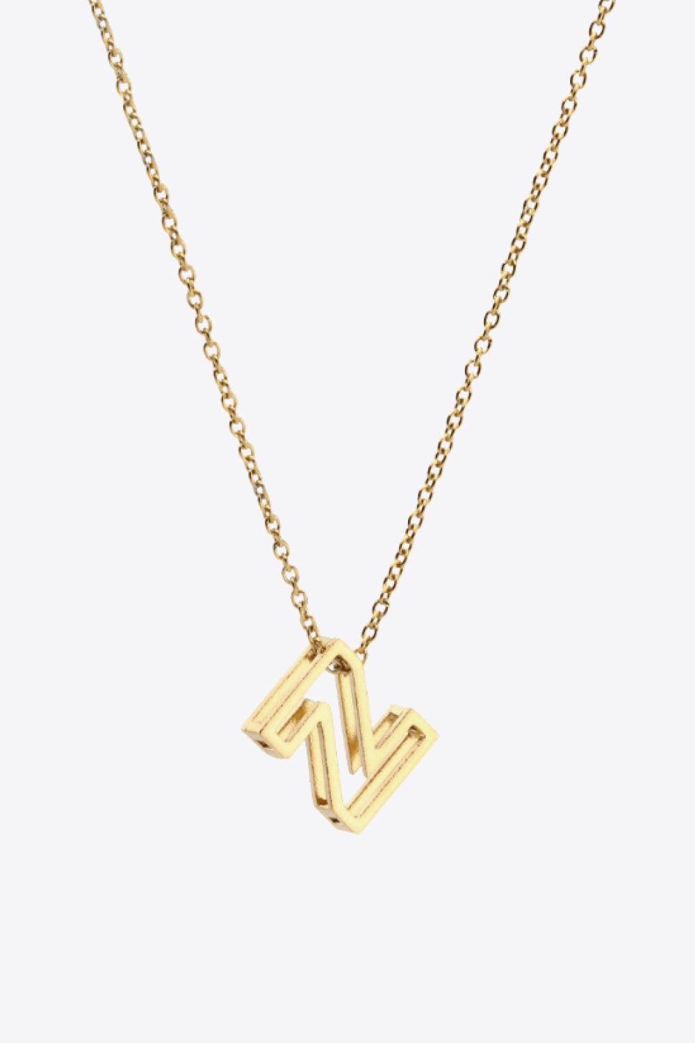 U to Z Letter Pendant Nekclace - Shah S. Sahota