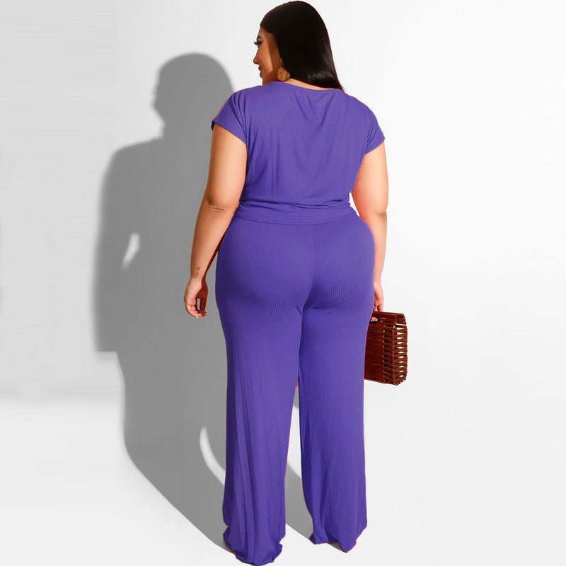 Women‘s Solid Color Two Piece Set - Shah S. Sahota