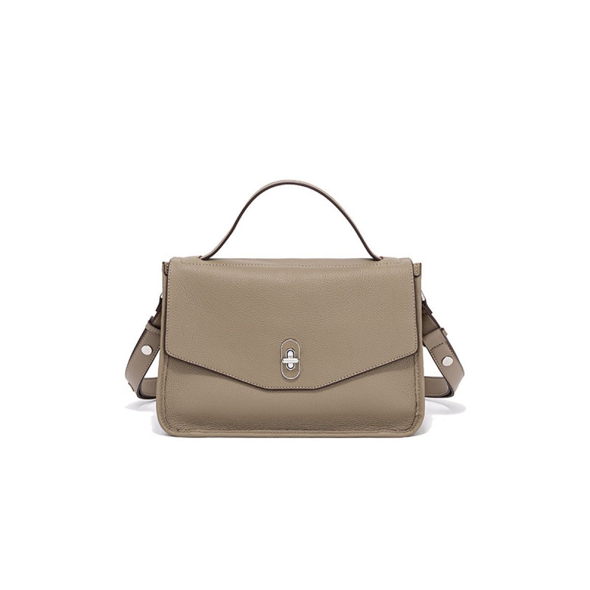 Simple Crossbody Bag With Top Handle - Shah S. Sahota