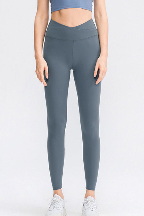 Crisscross Waist Yoga Leggings - Shah S. Sahota