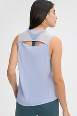 Cut Out Back Active Tank - Shah S. Sahota