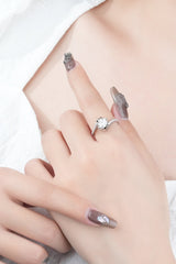 Darling You 925 Sterling Silver Moissanite Ring - Shah S. Sahota