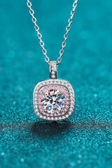 Moissanite Geometric Pendant Necklace - Shah S. Sahota