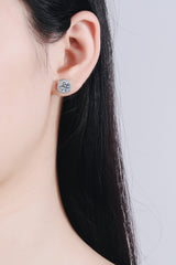 Let Me Love You 1 Carat Moissanite Stud Earrings - Shah S. Sahota