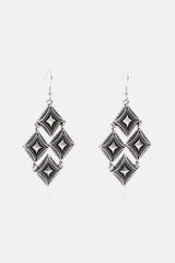 Stainless Steel Geometric Dangle Earrings - Shah S. Sahota