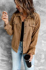 Corduroy Long Sleeve Jacket - Shah S. Sahota