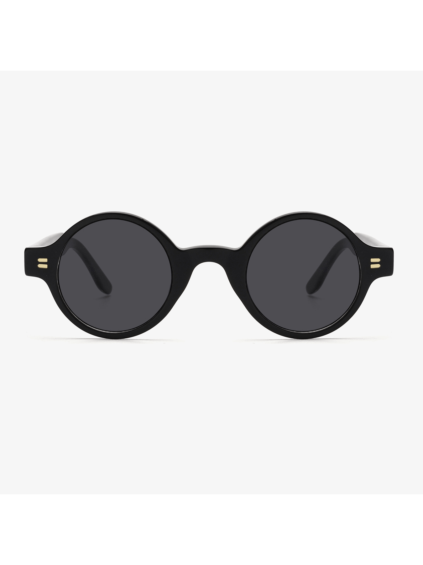 Classic Retro Embellished Round Sunglasses - Shah S. Sahota
