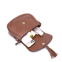 Retro Tassel Saddle Bag - Shah S. Sahota