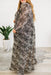 Plus Size Paisley Print Balloon Sleeve Maxi Dress - Shah S. Sahota
