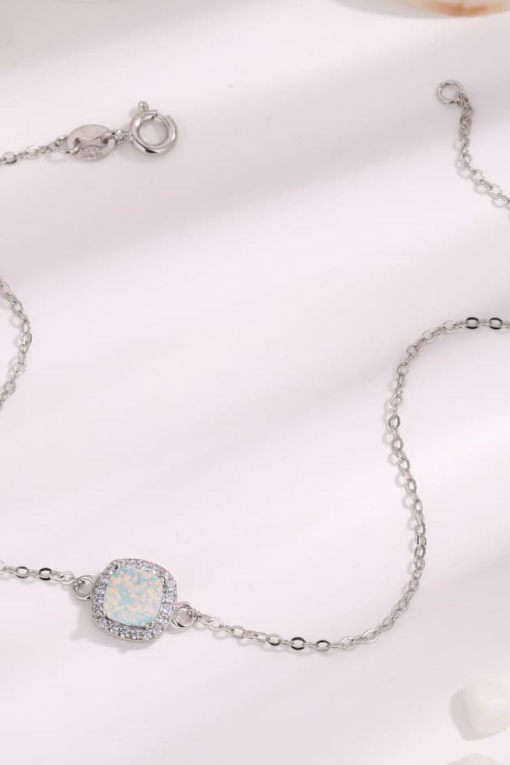 Opal Platinum-Plated Bracelet - Shah S. Sahota