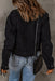Frayed Trim Button Down Denim Jacket - Shah S. Sahota