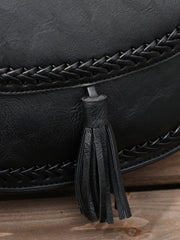 Retro Tassel Saddle Bag - Shah S. Sahota