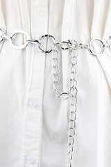Aluminum Alloy Circle Chain Belt - Shah S. Sahota
