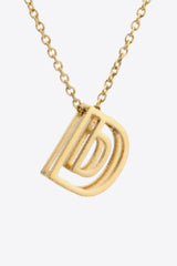 A to J Letter Pendant Nekclace - Shah S. Sahota