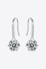 6-Prong Moissanite Drop Earrings - Shah S. Sahota