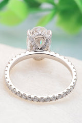 14K White Gold 2.5 Carat Moissanite 4-Prong Ring - Shah S. Sahota