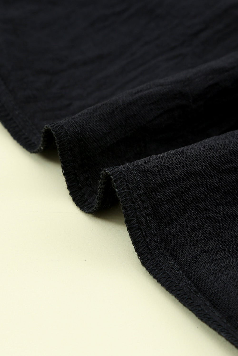 Textured Johnny Collar Three-Quarter Sleeve Blouse - Shah S. Sahota