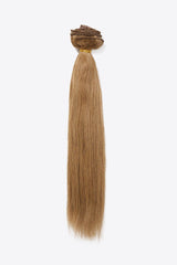 18''140g #10 Natural Straight Clip-in Hair Extensions Human Hair - Shah S. Sahota