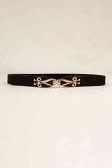 Alloy Buckle Elastic Belt