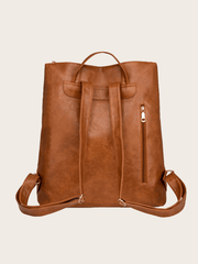 Retro Zipper Large-Capacity Backpack - Shah S. Sahota