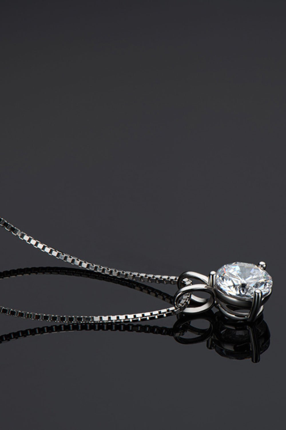 Show Off 1 Carat Moissanite Pendant Necklace - Shah S. Sahota