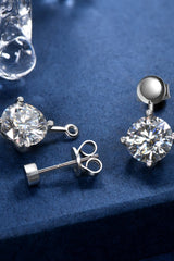 4 Carat Moissanite Drop Earrings - Shah S. Sahota