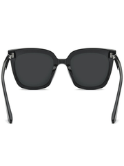 Black Square Acetate Frame Sunglasses - Shah S. Sahota