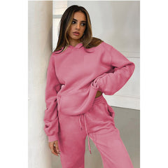 Pullover Long-Sleeved Hoodie & Tie Pocket Pants Sets - Shah S. Sahota