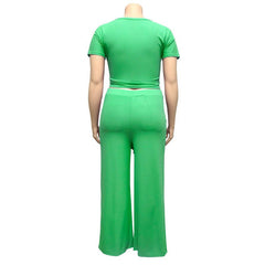 Women‘s Solid Color Two Piece Set - Shah S. Sahota