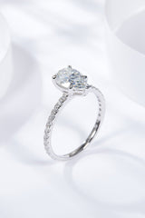1.8 Carat Moissanite Side Stone Ring - Shah S. Sahota