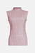 Accordion Pleated Mock Neck Sleeveless Top - Shah S. Sahota