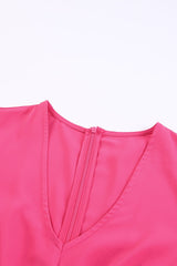 Balloon Sleeve Cutout Plunge Jumpsuit - Shah S. Sahota