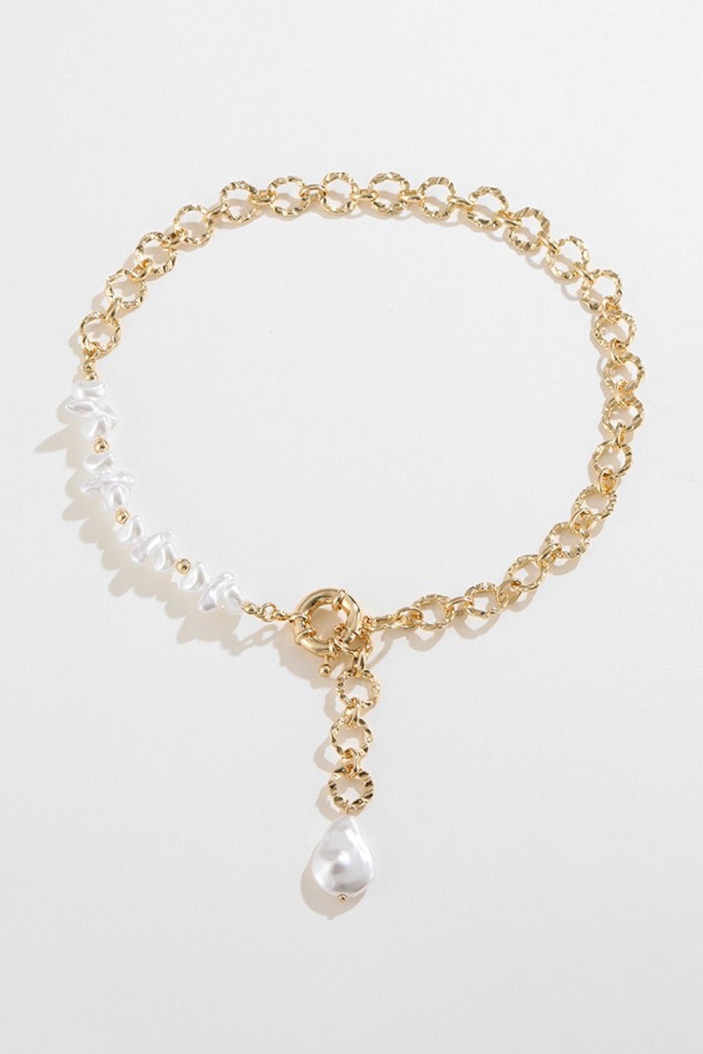 Freshwater Pearl Copper Necklace - Shah S. Sahota