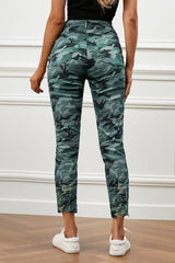 Distressed Camouflage Jeans - Shah S. Sahota