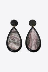Teardrop Acrylic Earrings - Shah S. Sahota