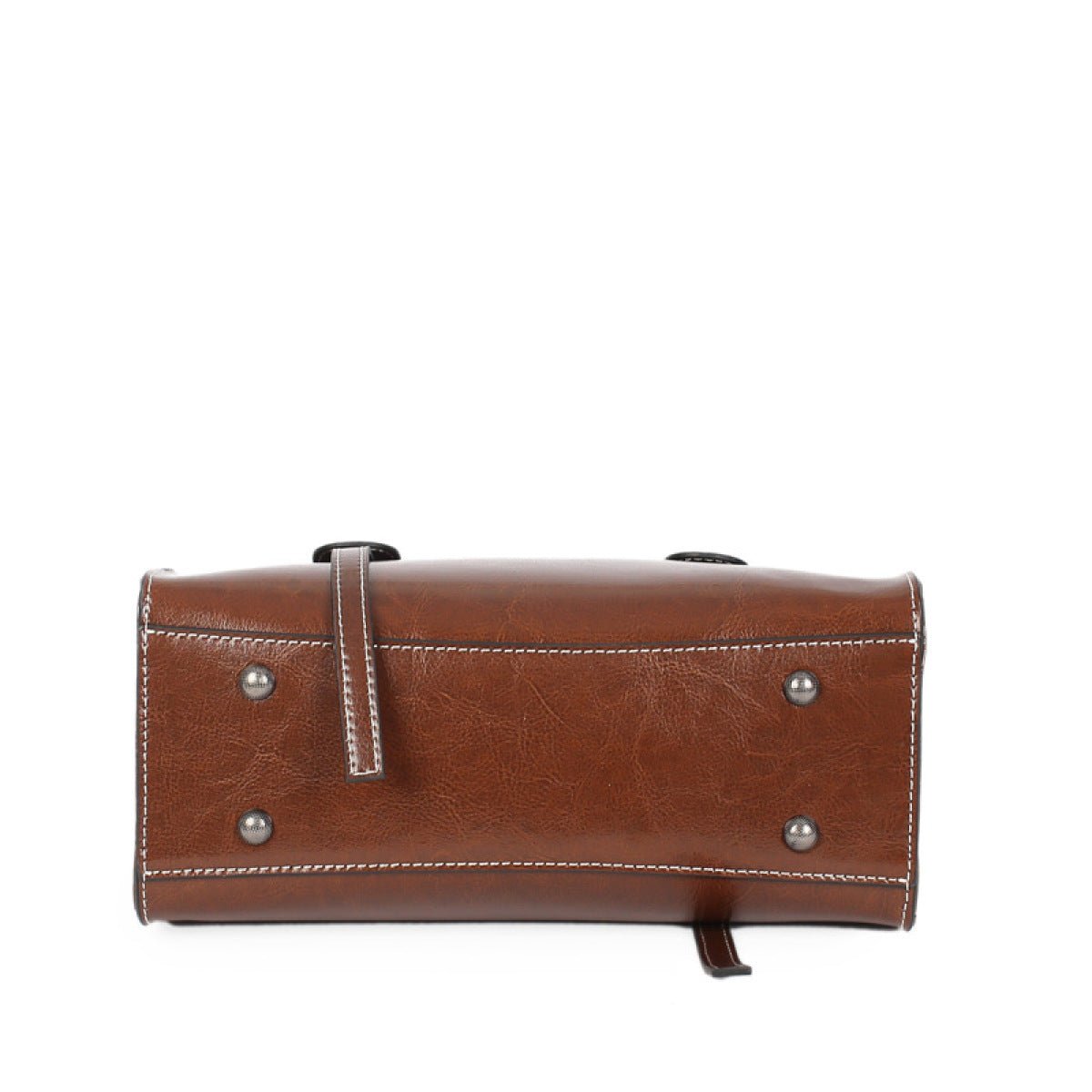 High-Capacity Oil Wax Cowhide Zipper Tote - Shah S. Sahota