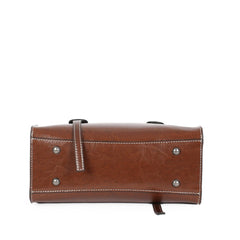 High-Capacity Oil Wax Cowhide Zipper Tote - Shah S. Sahota