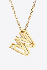 U to Z Letter Pendant Nekclace - Shah S. Sahota