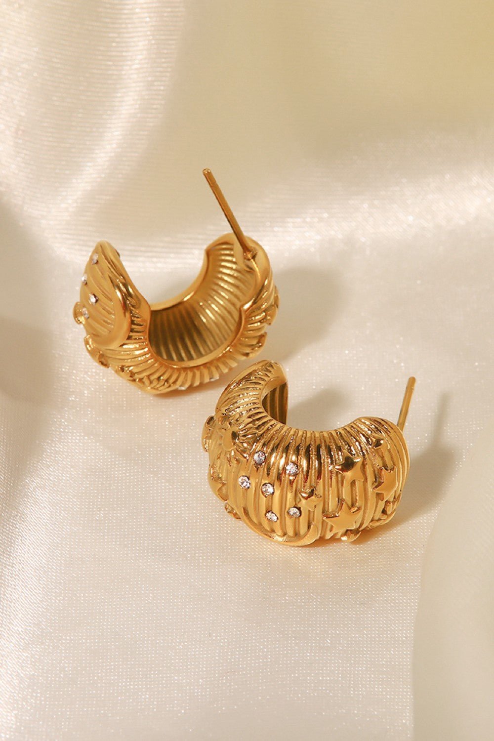 Star, Sun, and Moon Earrings - Shah S. Sahota