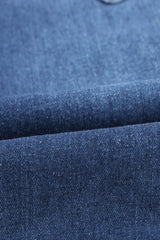High-Rise Distressed Hem Detail Jeans - Shah S. Sahota