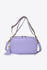 PU Leather Tassel Crossbody Bag - Shah S. Sahota