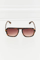 Tortoiseshell Square Polycarbonate Frame Sunglasses - Shah S. Sahota