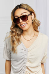Tortoiseshell Square Polycarbonate Frame Sunglasses - Shah S. Sahota