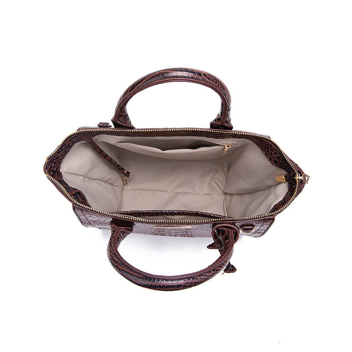 Retro Crocodile Pattern Crossbody Bag - Shah S. Sahota