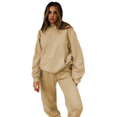 Pullover Long-Sleeved Hoodie & Tie Pocket Pants Sets - Shah S. Sahota