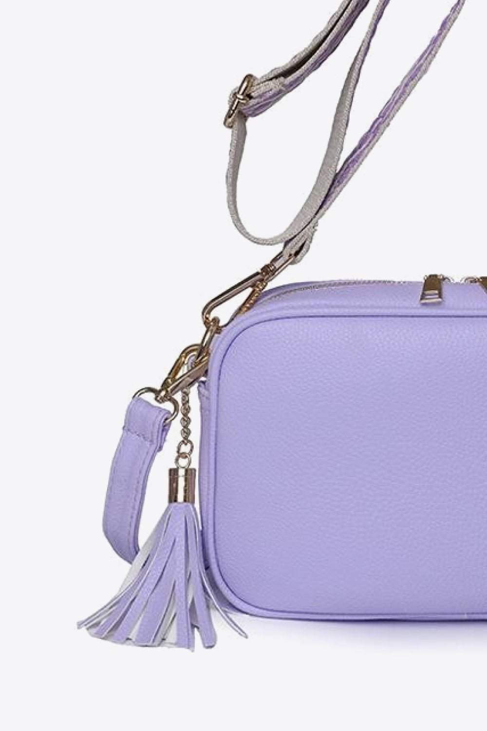 PU Leather Tassel Crossbody Bag - Shah S. Sahota