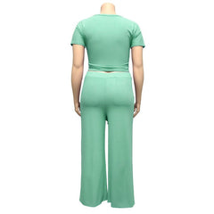 Women‘s Solid Color Two Piece Set - Shah S. Sahota